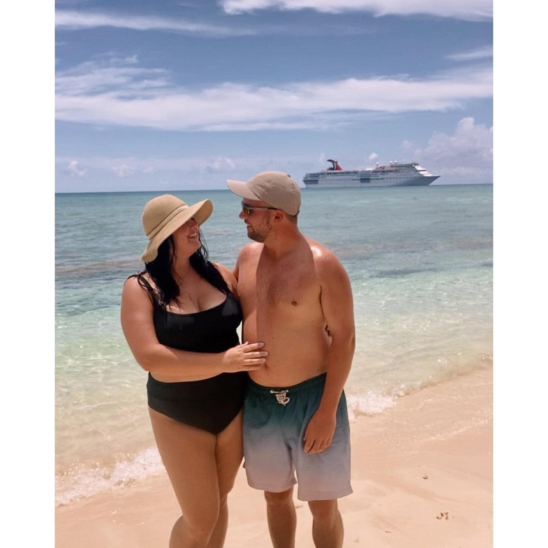 Three months in… and already sailing into forever. Our first cruise together!
