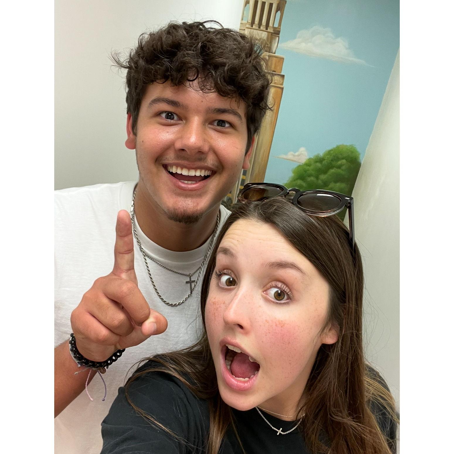 Out first time in the Co-op as freshmen at UT!