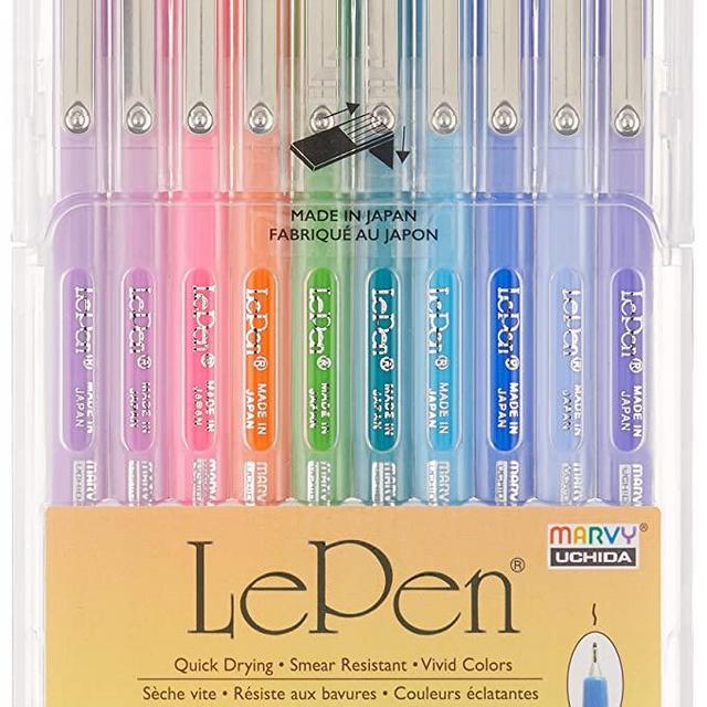 Uchida Of America 4300-10C 10-Piece 0.3 Point Size Le Pen Drawing Pen Set