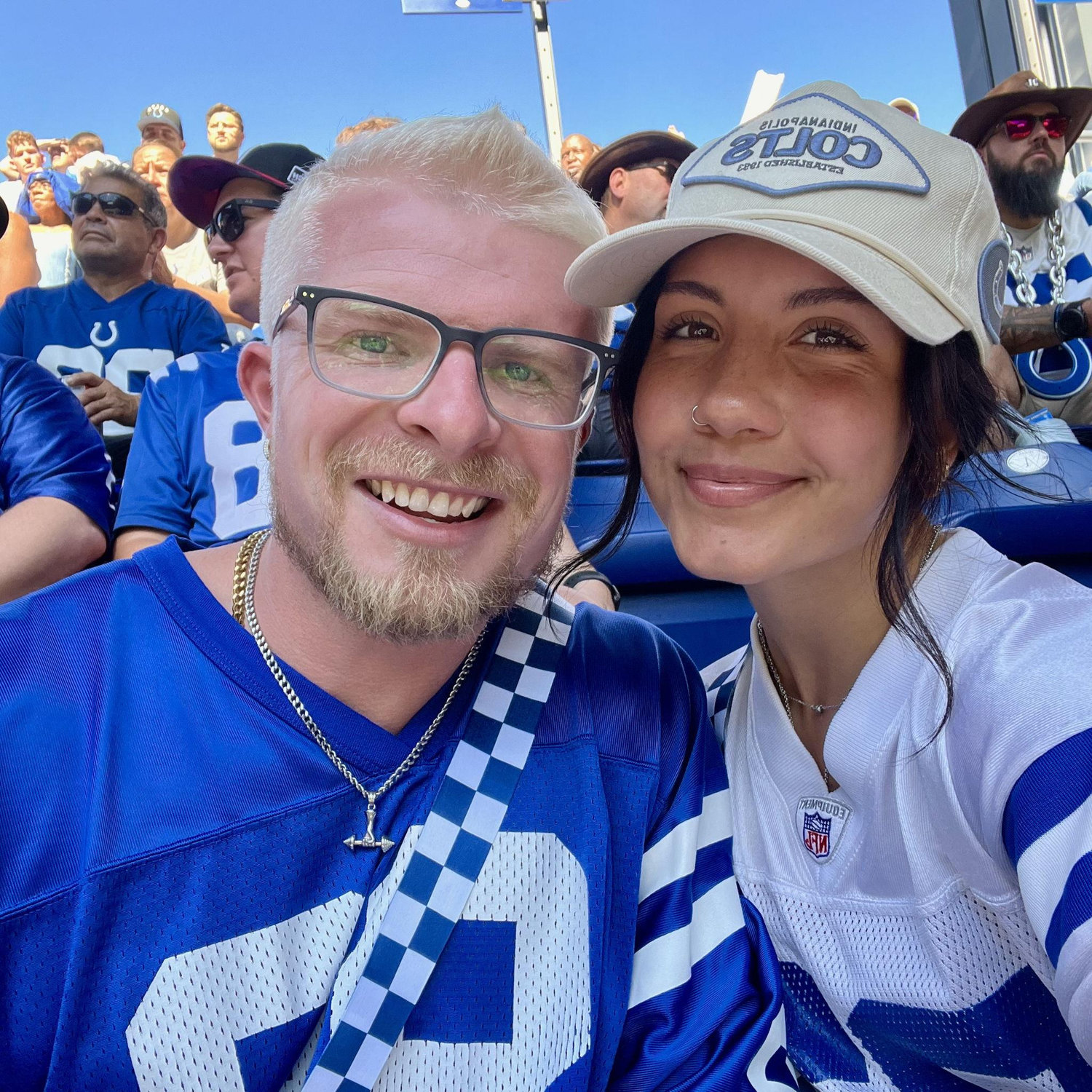 Em's first Colts game!