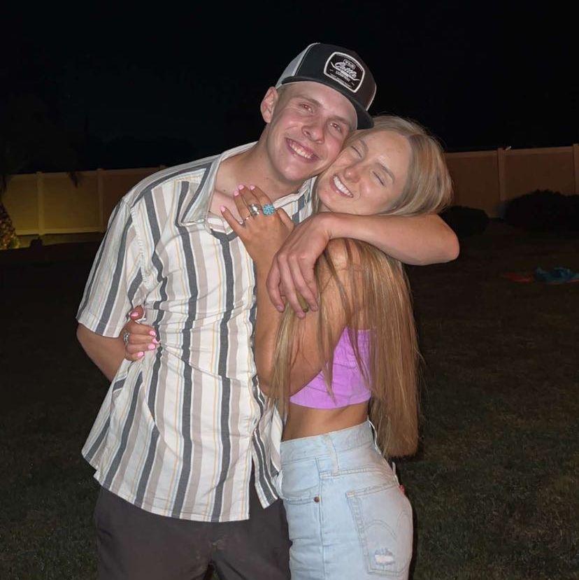 A picture of us at Carson's 19th birthday party. May 2023