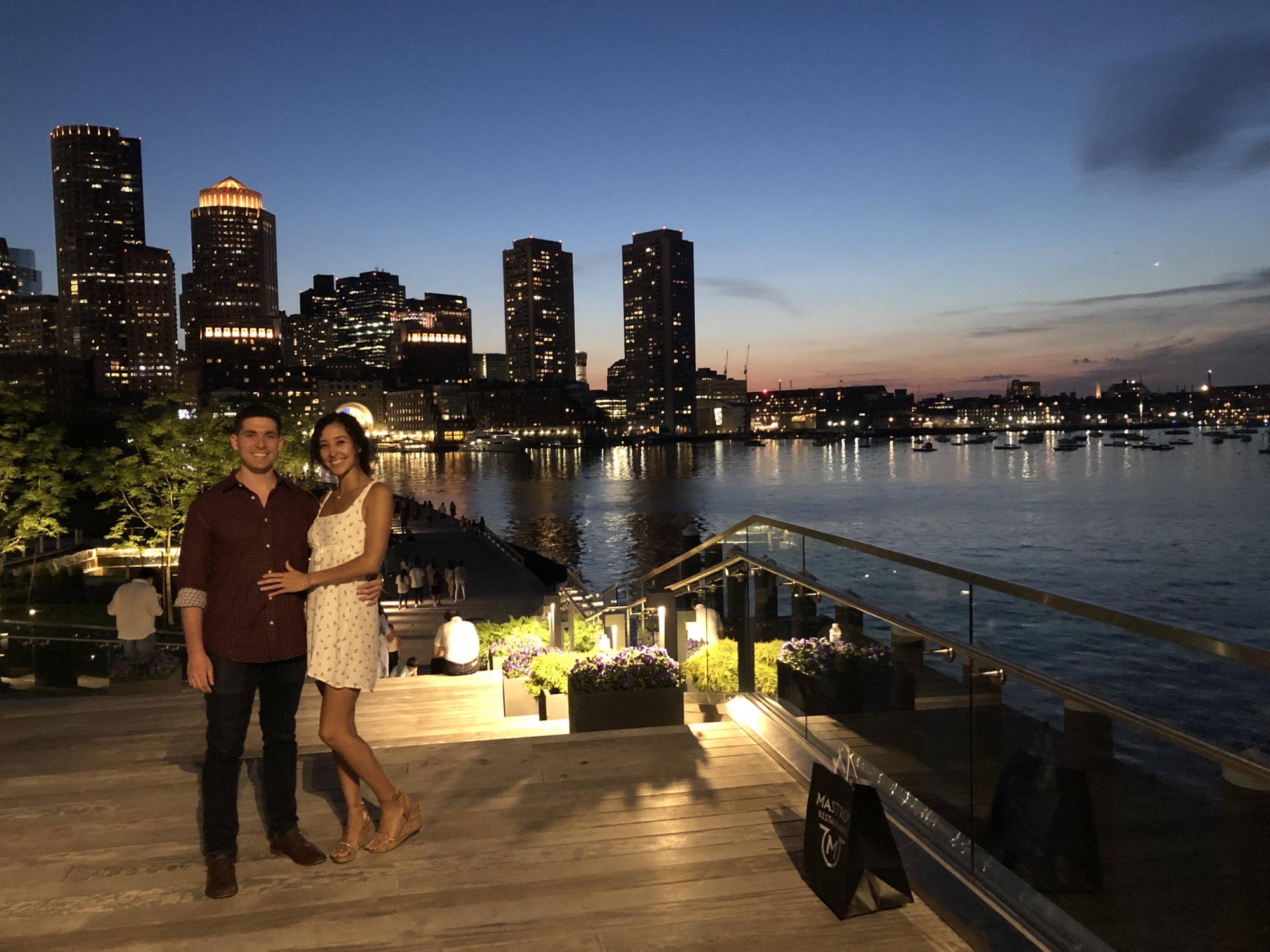 Date night in Seaport, Boston