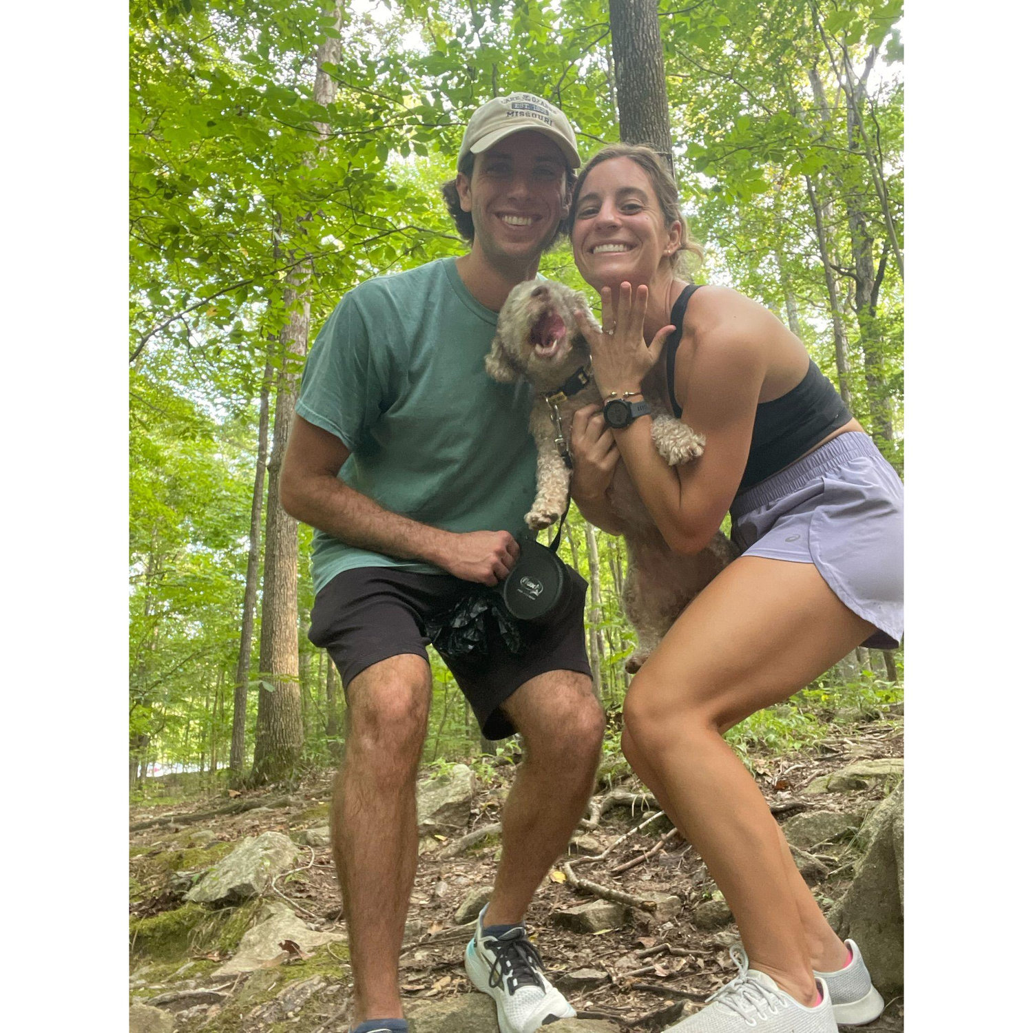 Engaged on 8/31/24 and Mardi was our witness.