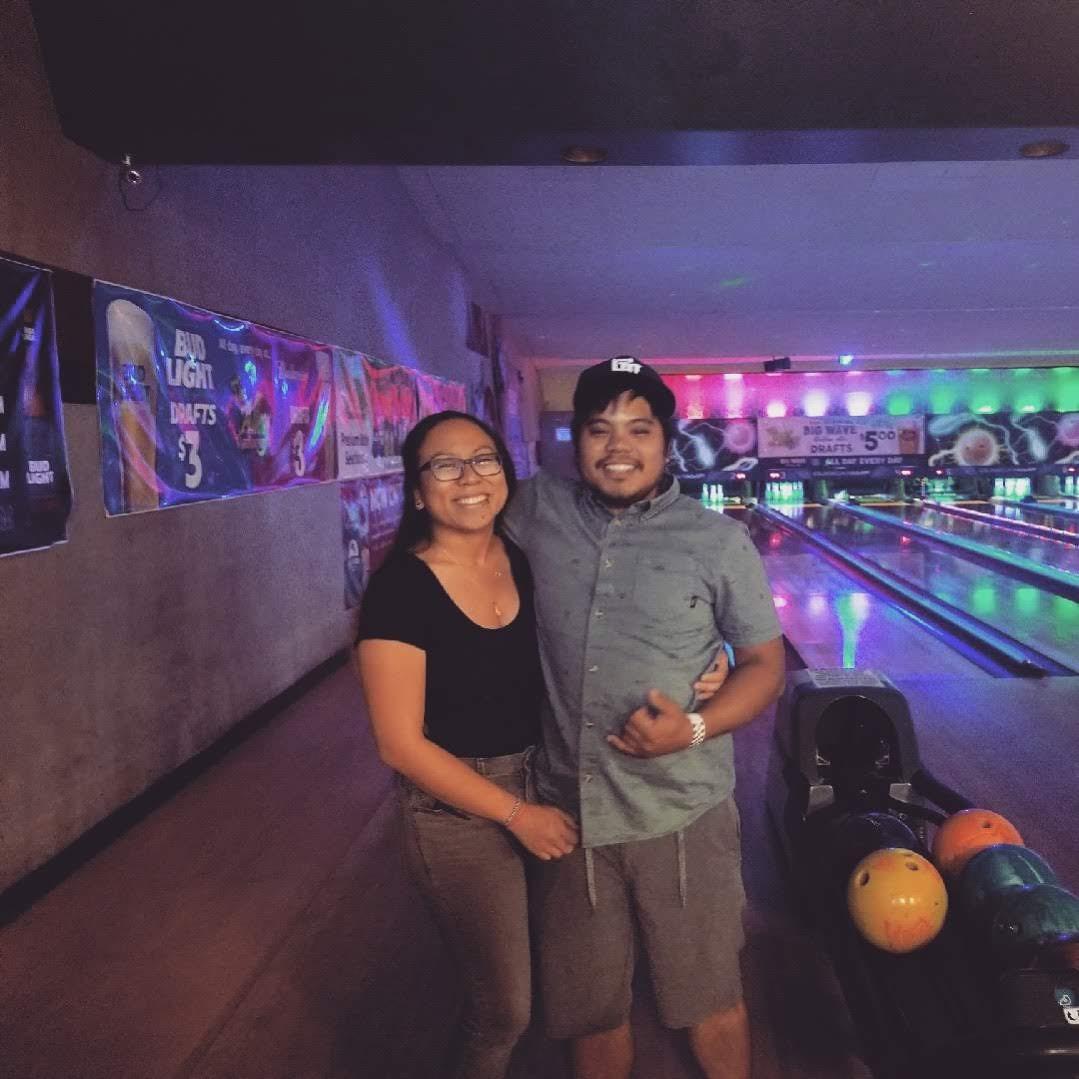 Our 1st time bowling together