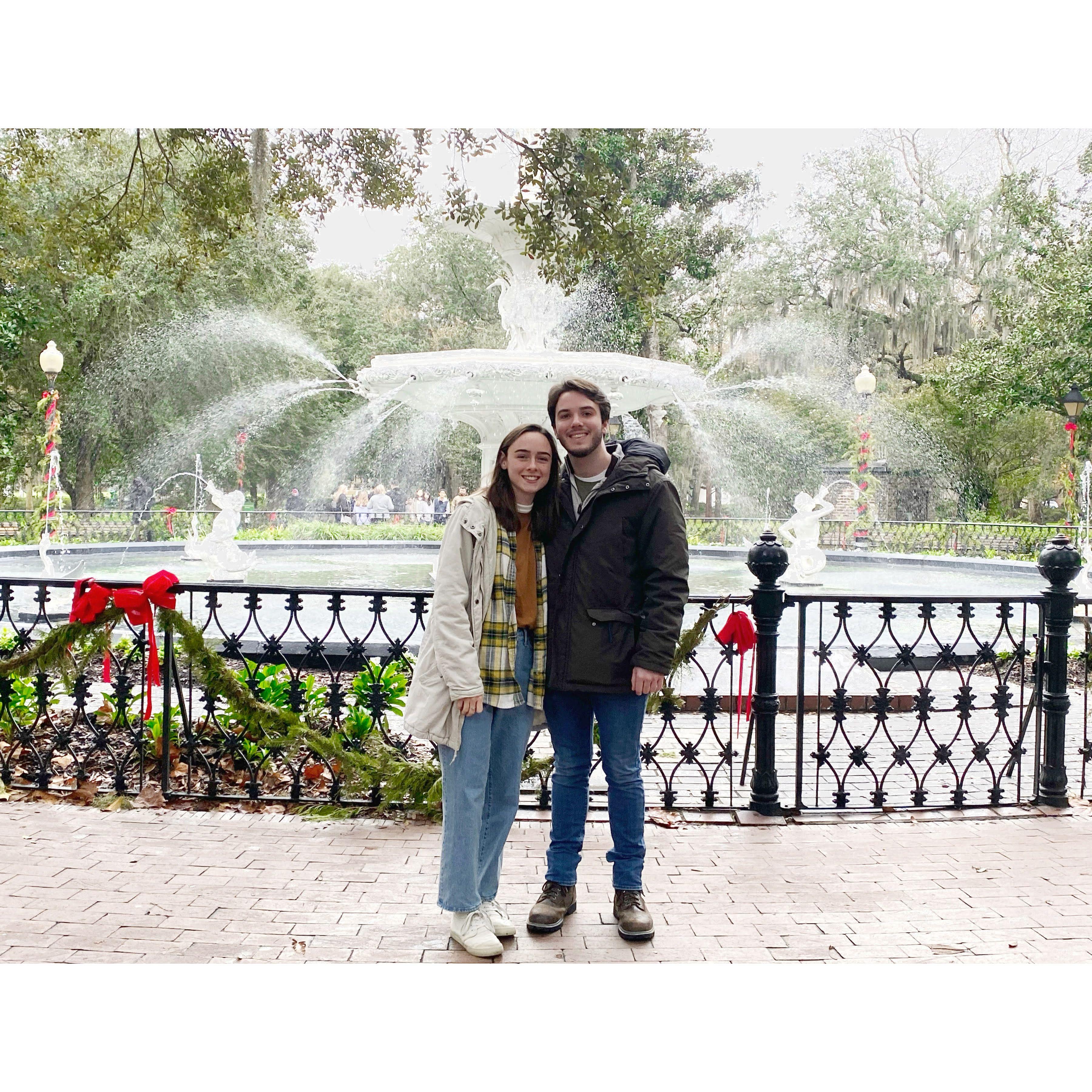 One of our many Christmas trips together :)