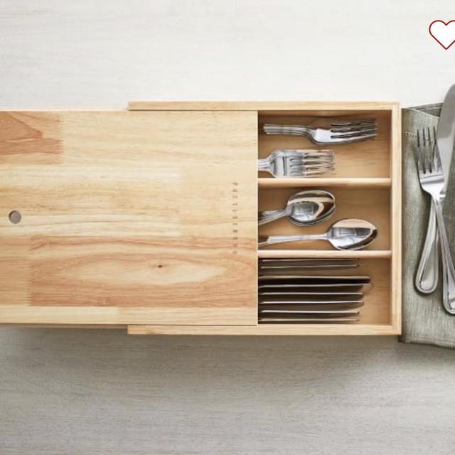 Entertaining Essentials 36-Piece Flatware Set with Caddy