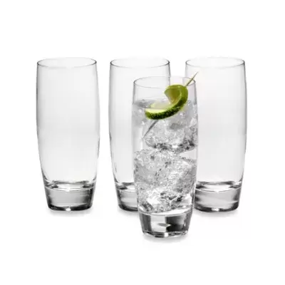 Luigi Bormioli Michelangelo Masterpiece Sparks Beverage Glasses (Set of 4)