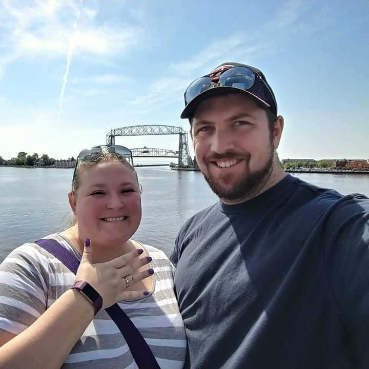 Duluth,  Day we got engaged!