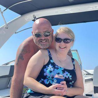 Boating with friends.  Thank you Krystal and Ross!