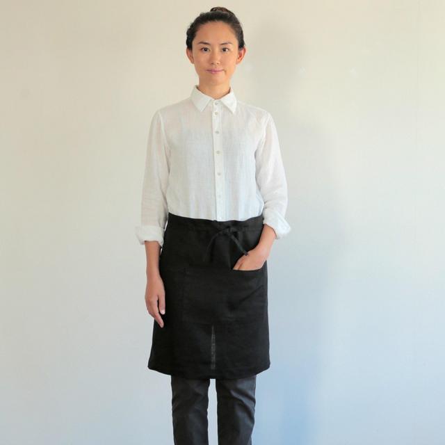 Midi Apron: Black