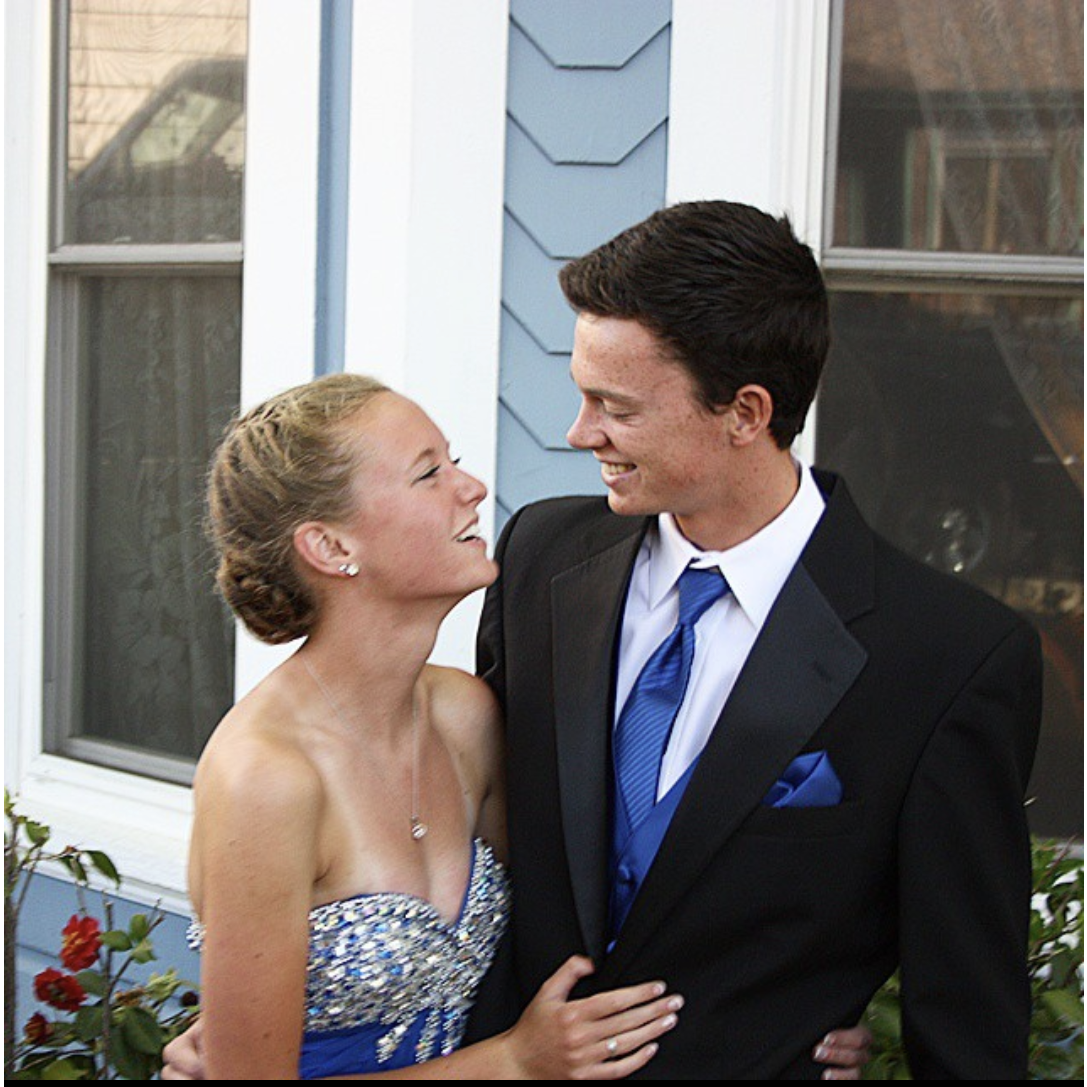 Us on prom night which was a disaster.