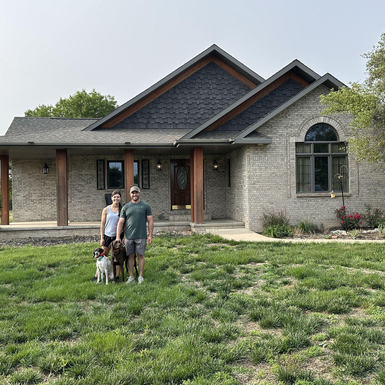 First day at the new house