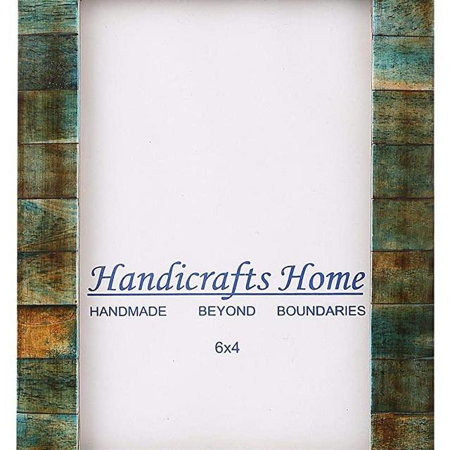Handicrafts Home 4x6 Verdigris Bone Picture Frames Chic Photo Frame Handmade Vintage – Christmas Gifts