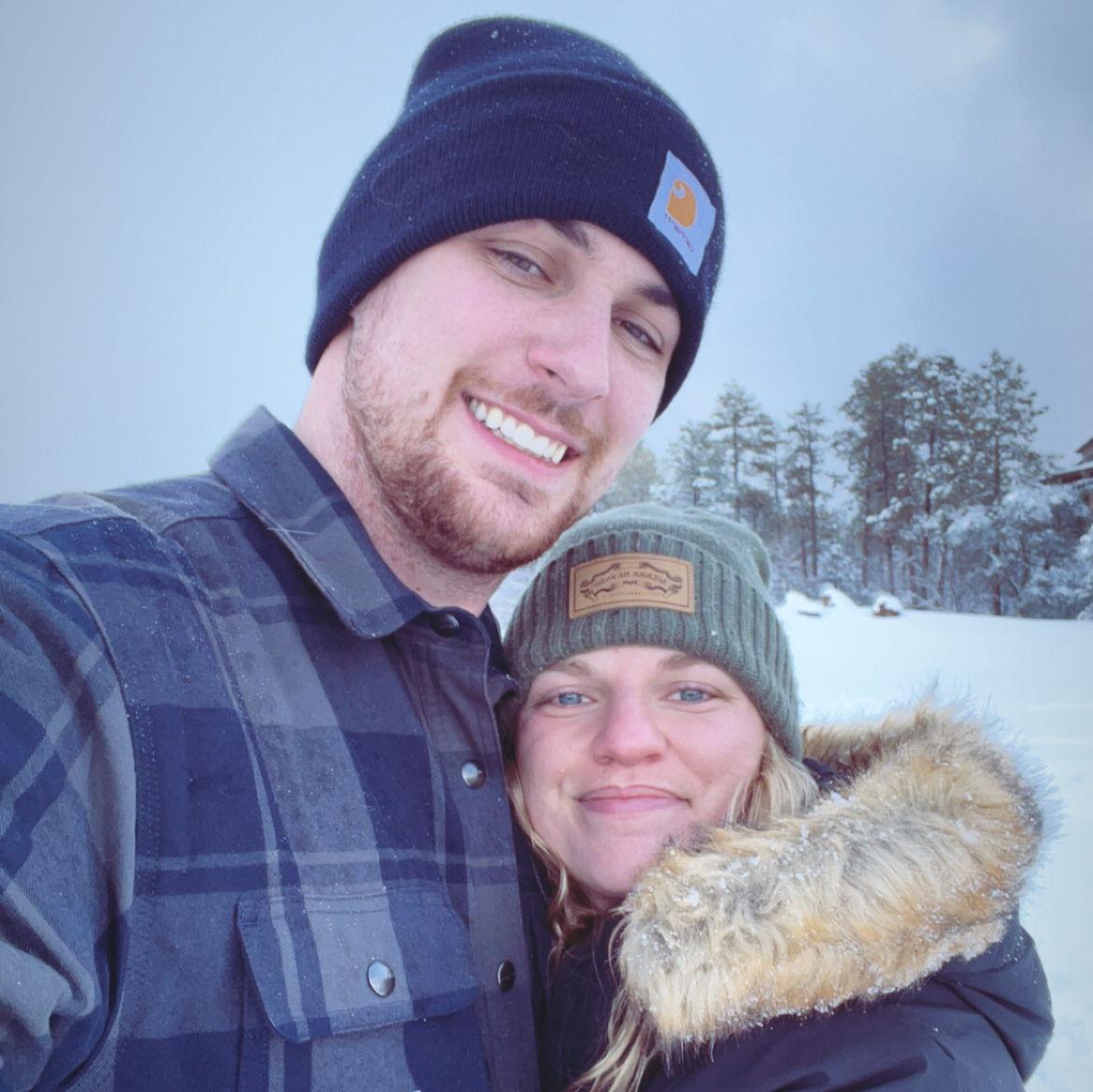 Snow days near Thumb Butte