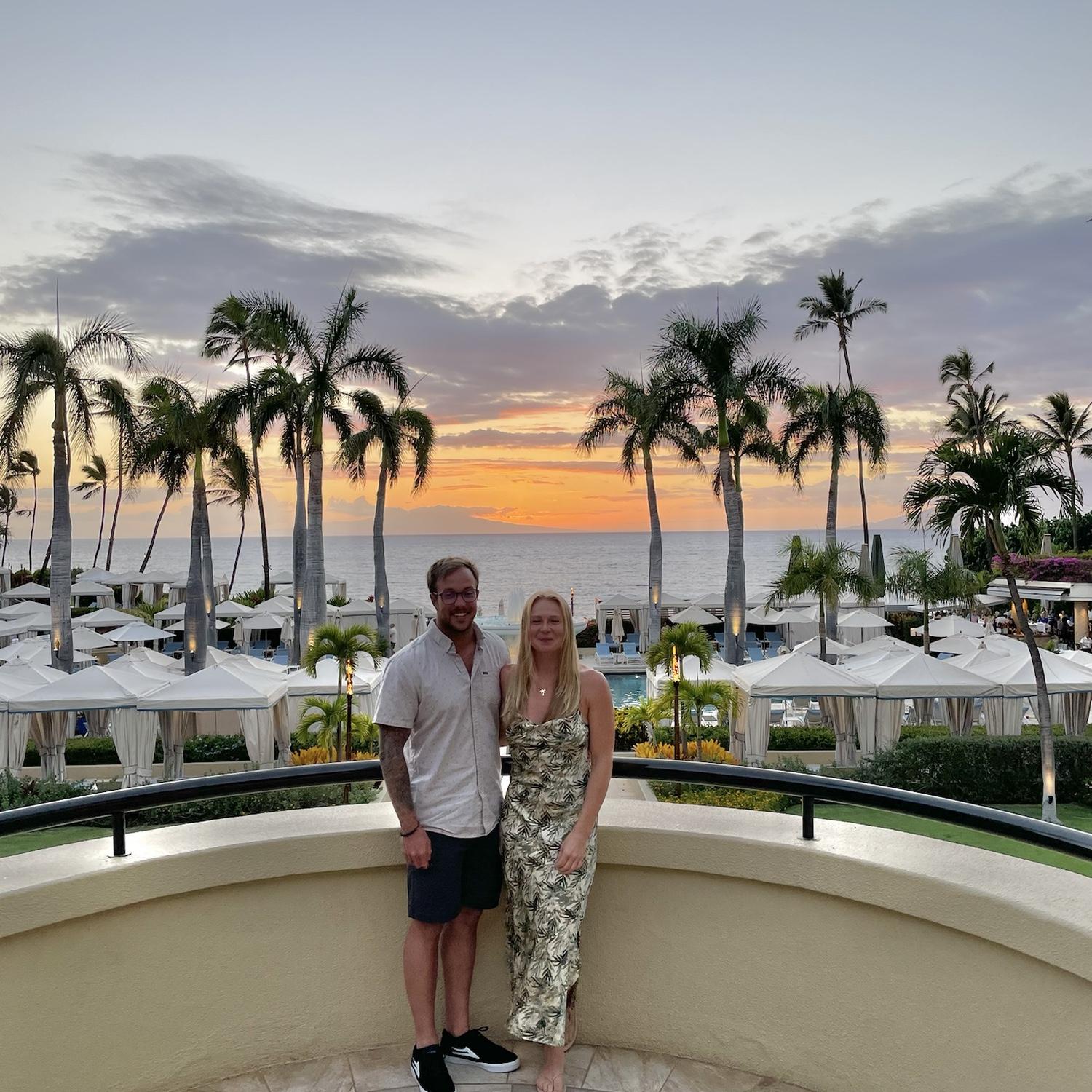 First vacation together in Hawaii