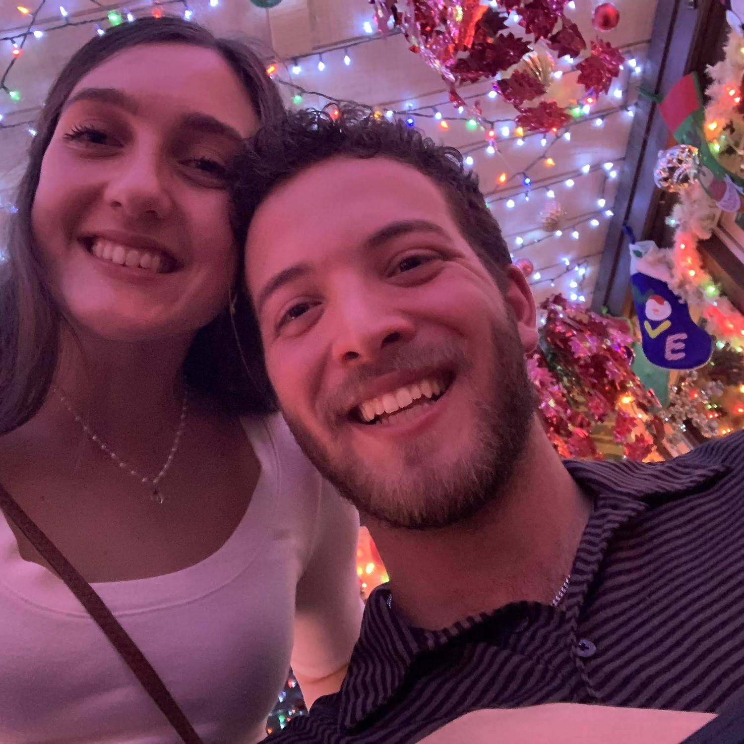 visiting a Christmas themed bar in the Spring :)