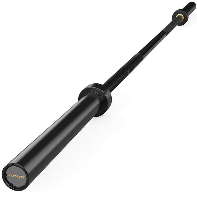 HANDBODE 45 lb (20 kg) Olympic Barbell, 2-inch Weight Bar for Bench Press, 700/1000 lb High-Capacity, 7FT, Hard Chrome, Standard Powerlifting Strength Training Deadlift Gym Home Workout Weightlifting