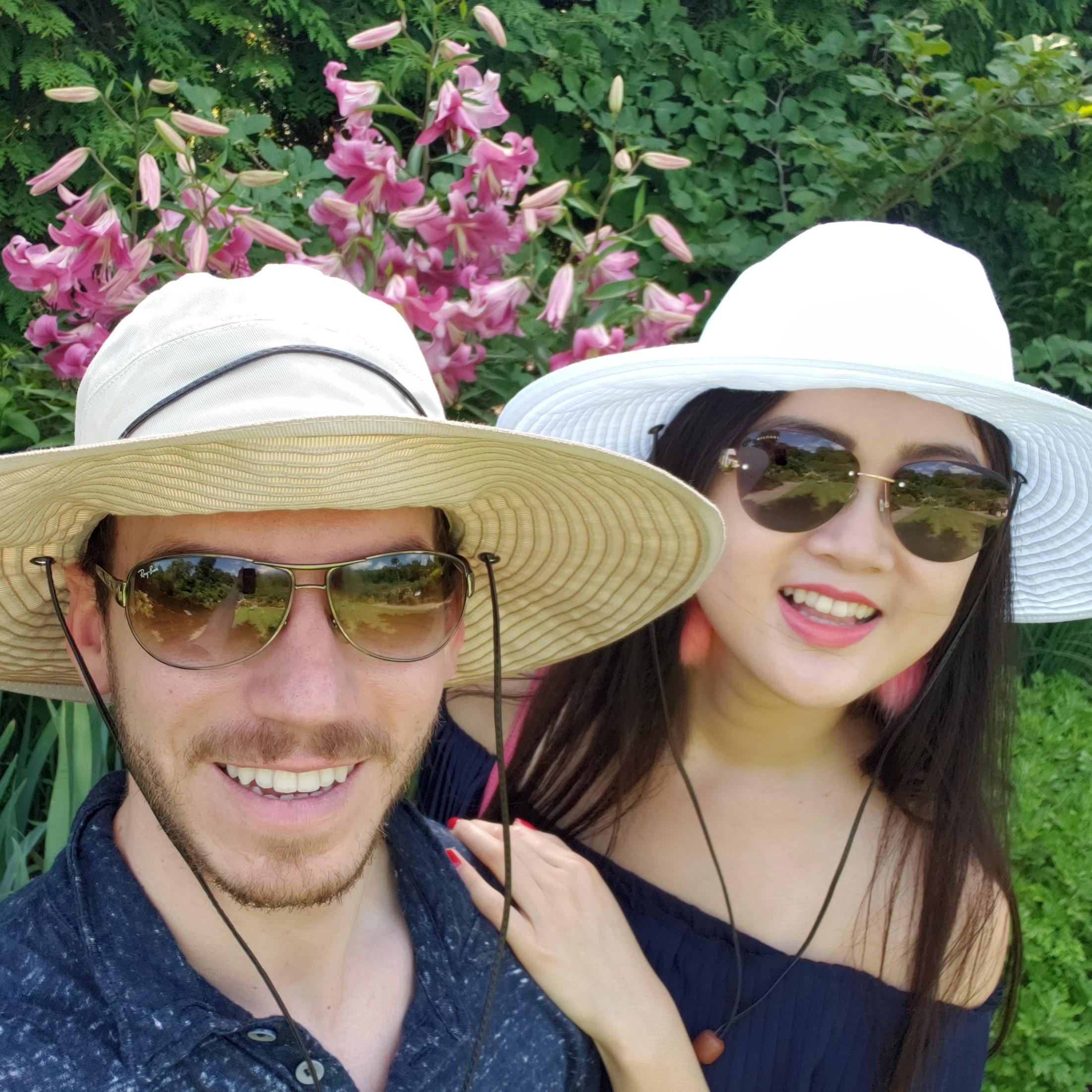 Two adventurers in Ithaca, NY. Jul 2018