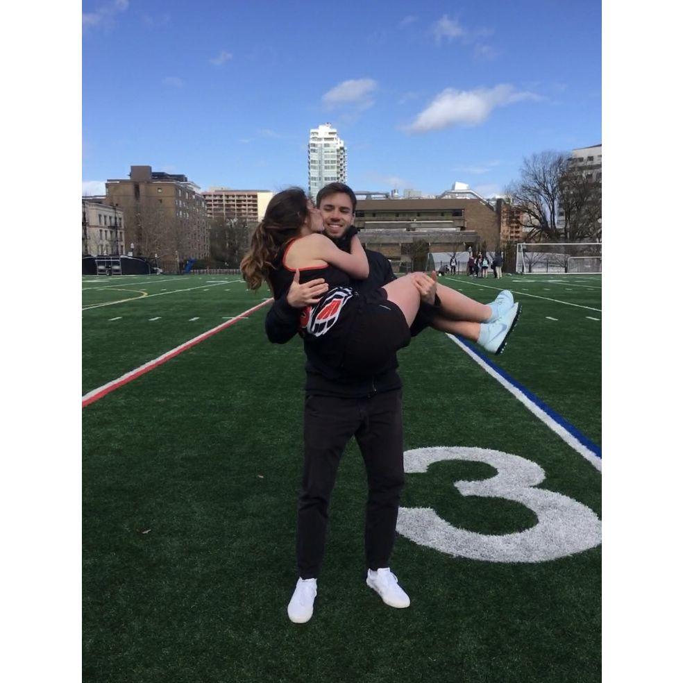Lauren's last college lacrosse game