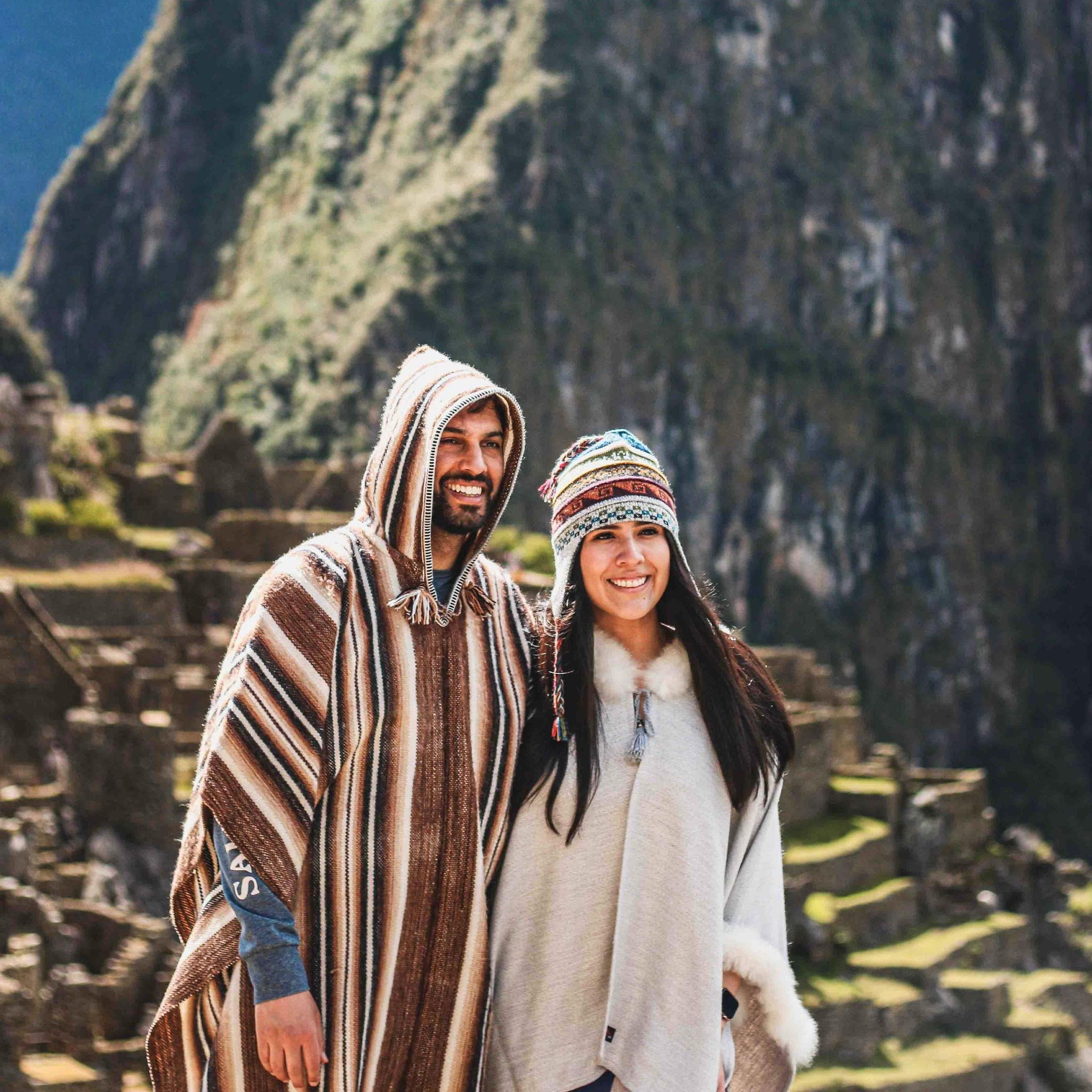 Exploring Machu Picchu during our trip to Peru, May 2025