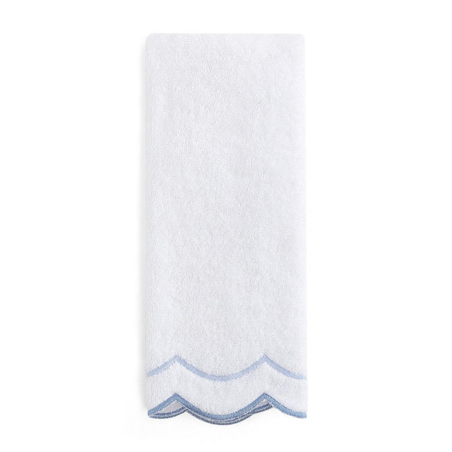 Peri Home Scallop Cotton Hand Towel, 27" x 16"