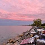 Northwestern University Lakefill island
