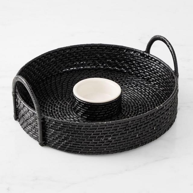 Black Hapao Chip & Dip Bowl