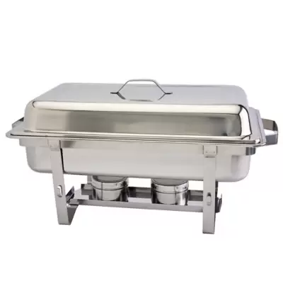 Our Table™ 9.5 Qt. Stainless Steel Rectangular Chafing Dish