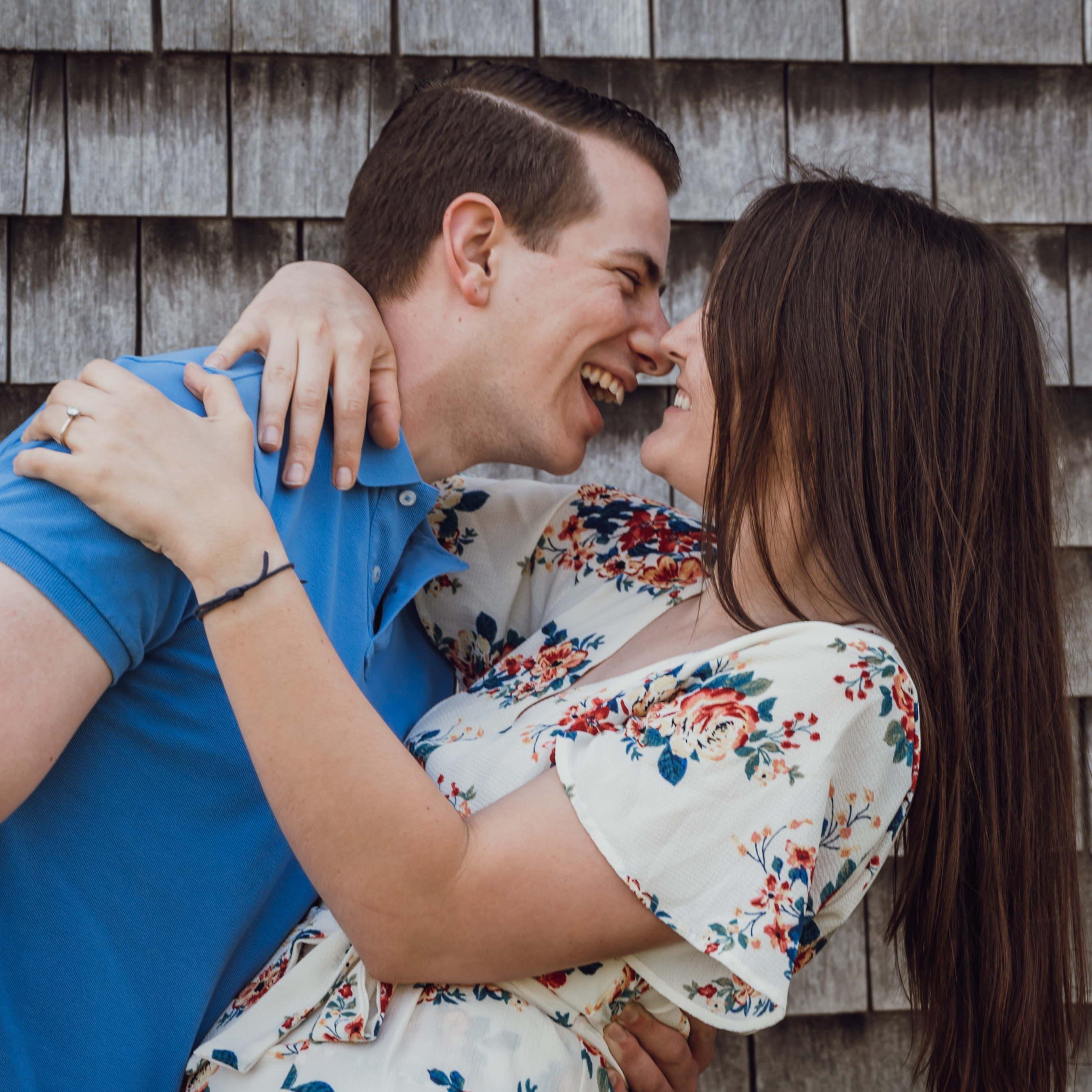 Our engagement shoot in Portsmouth New Hampshire