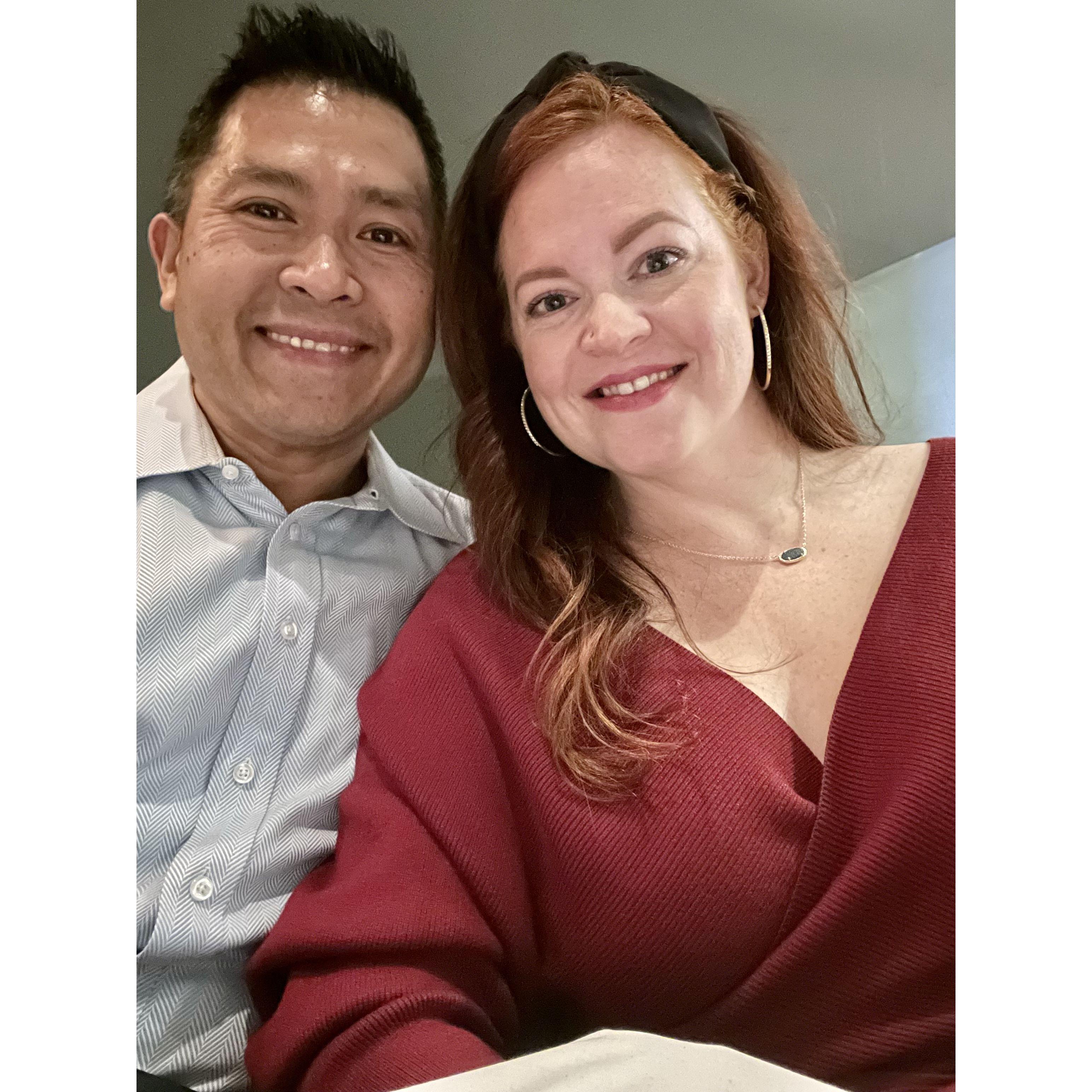 Ericks Birthday/ Valentines dinner at Nick & Sam's, Feb 2022
