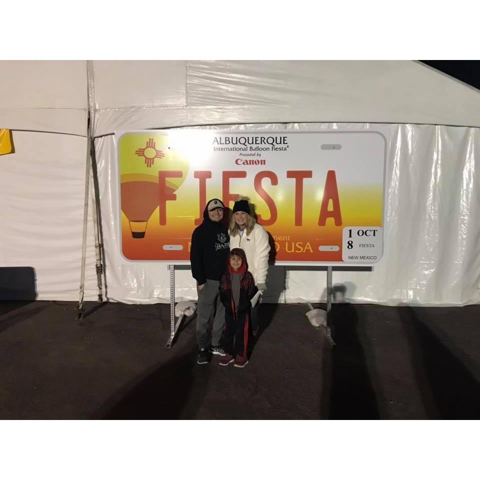 Our first time to Albuquerque together!