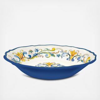 Floral BPA Free Melamine Harvest Salad Serving Bowl