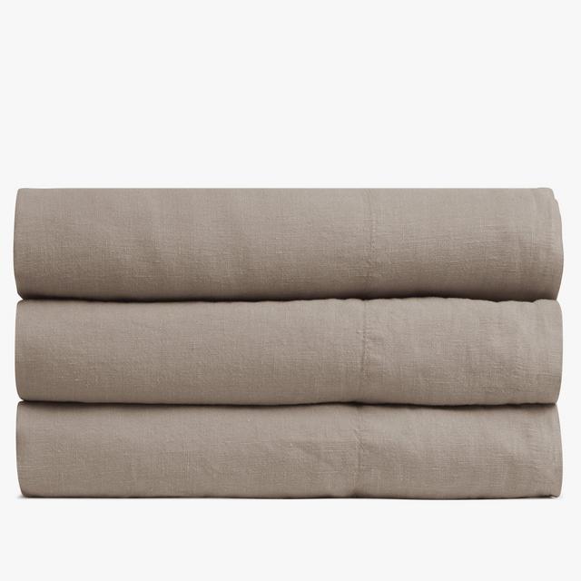 Parachute Linen Top Sheet - Fawn