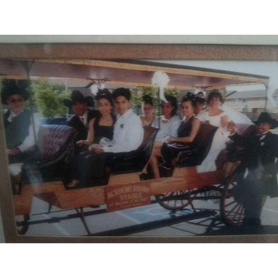 You know I had to have a horse carriage!