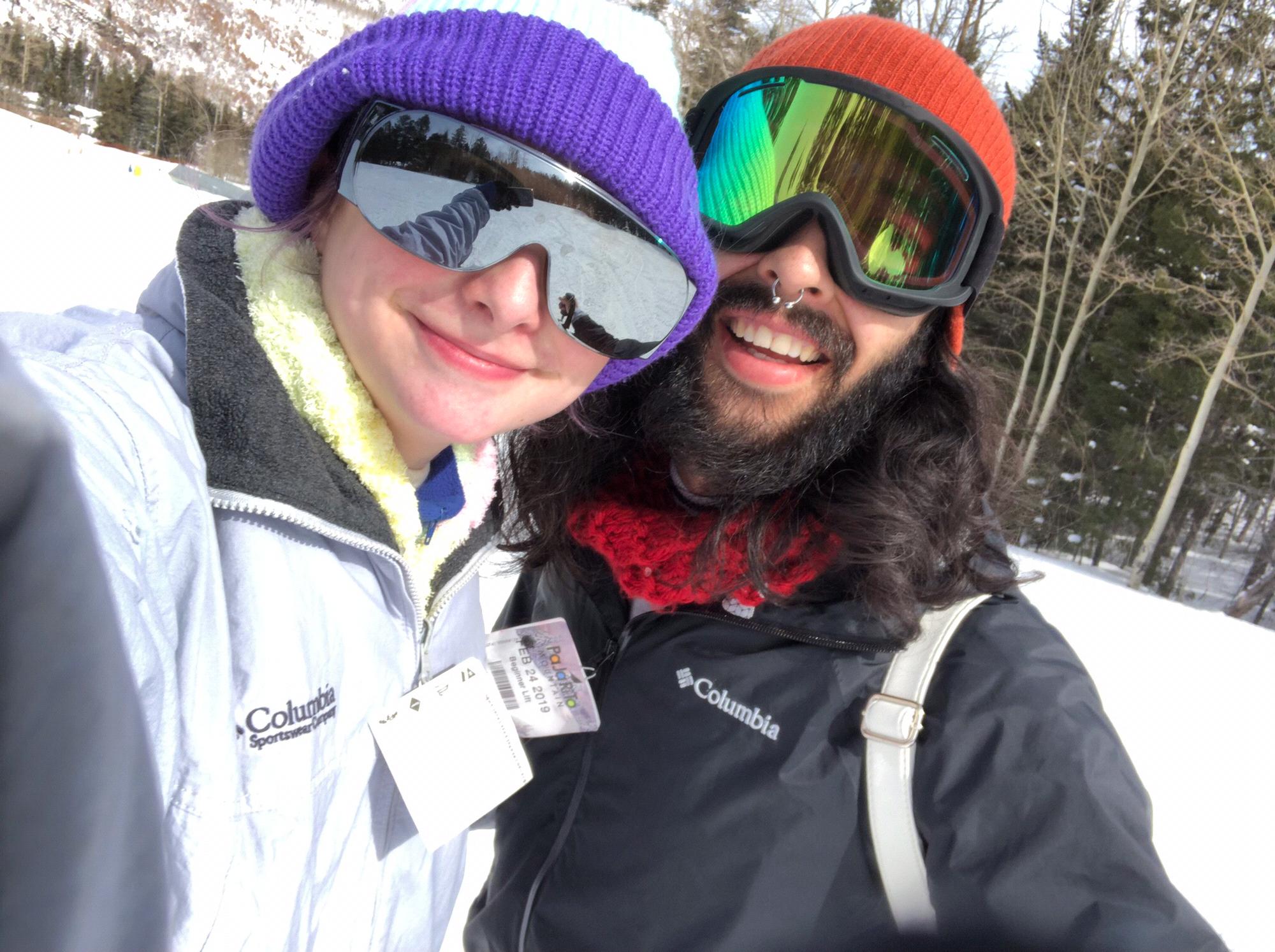 Dylan taught me to Ski when we lived in New Mexico in 2019!
