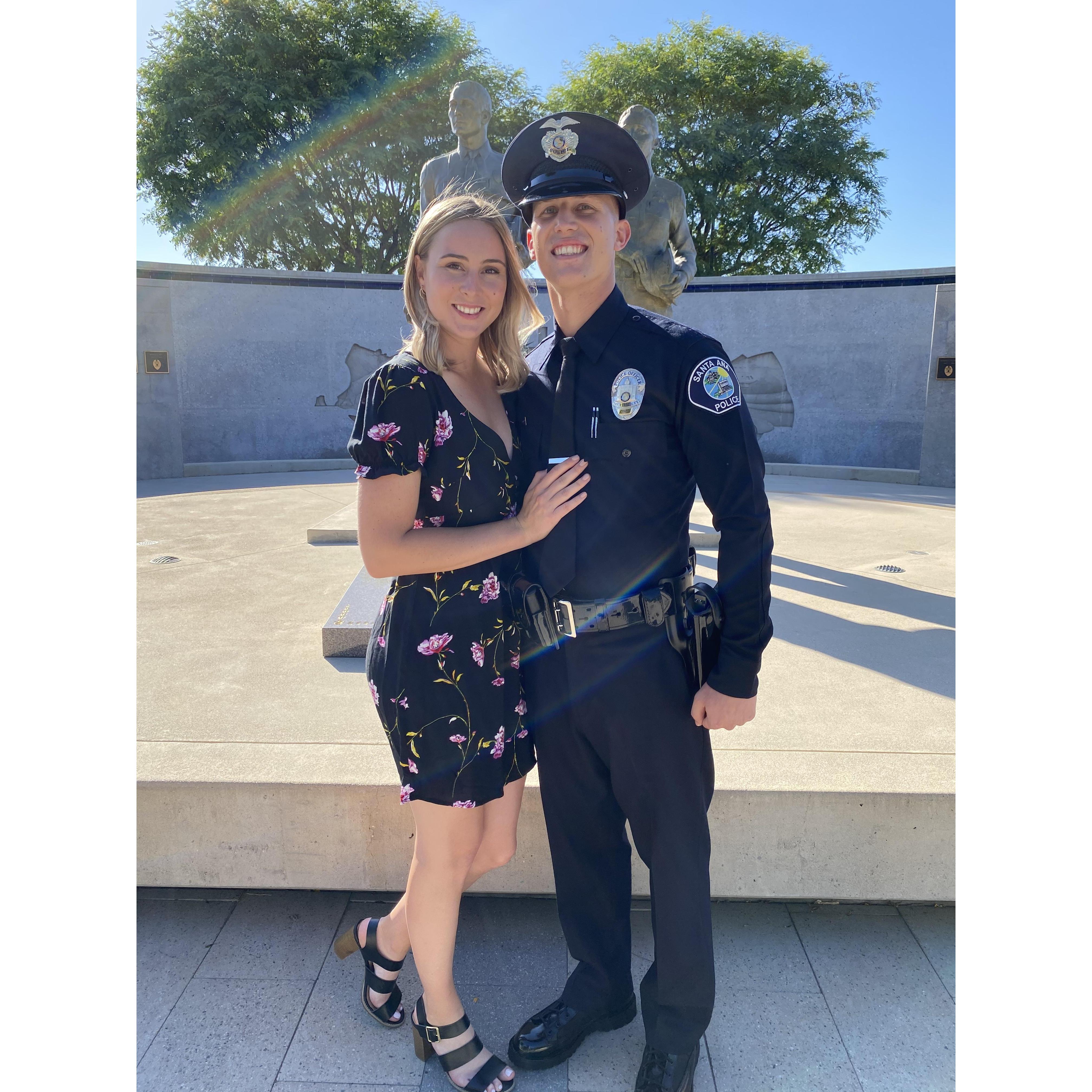 JD graduates the police academy!