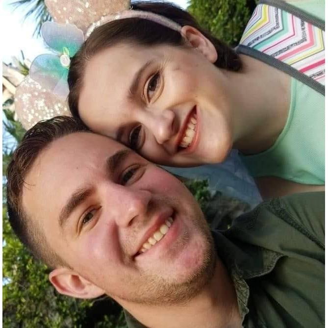 The day we got engaged at Magic Kingdom