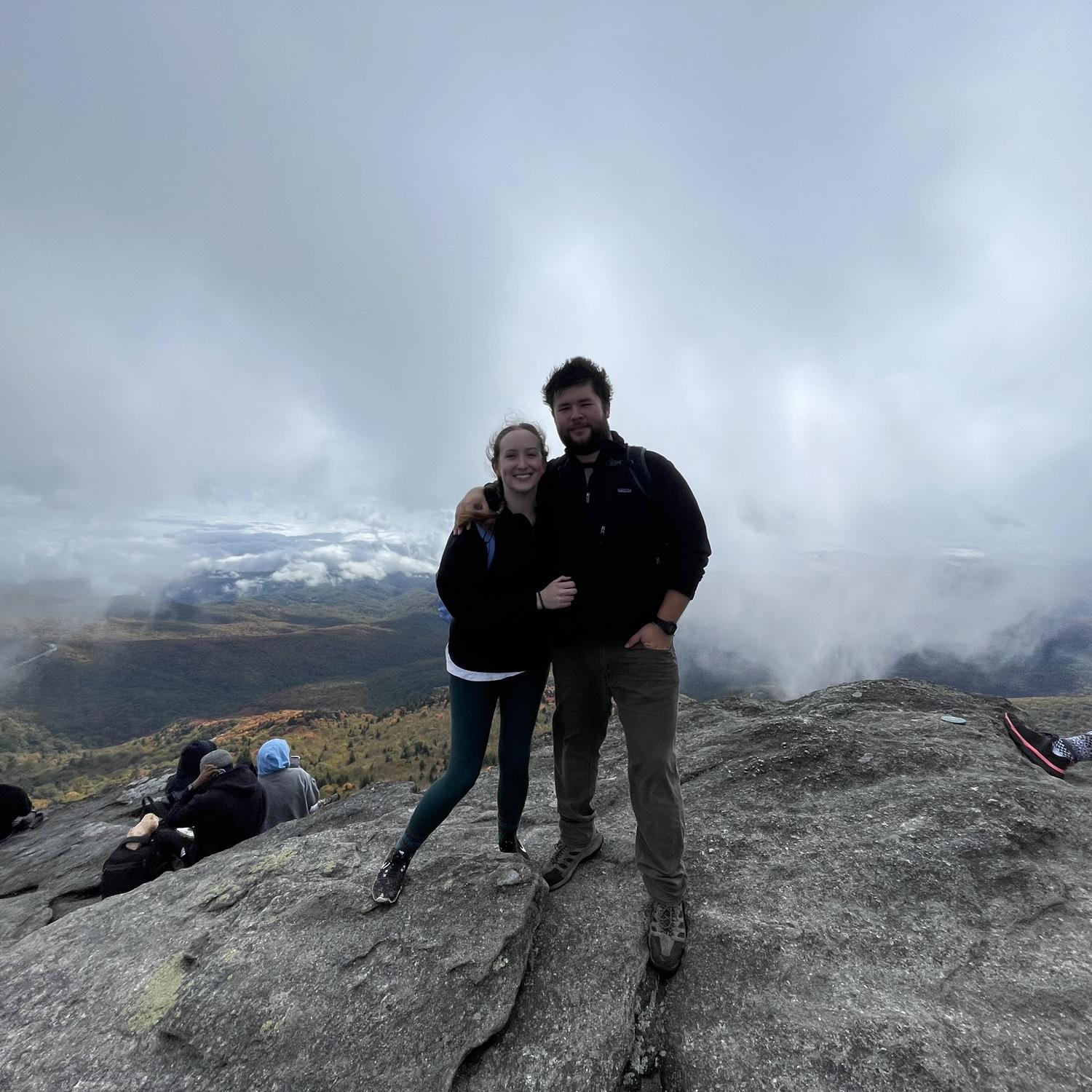 This is one of our favorite spots - McRae Peak on top of Grandfather Mountain.