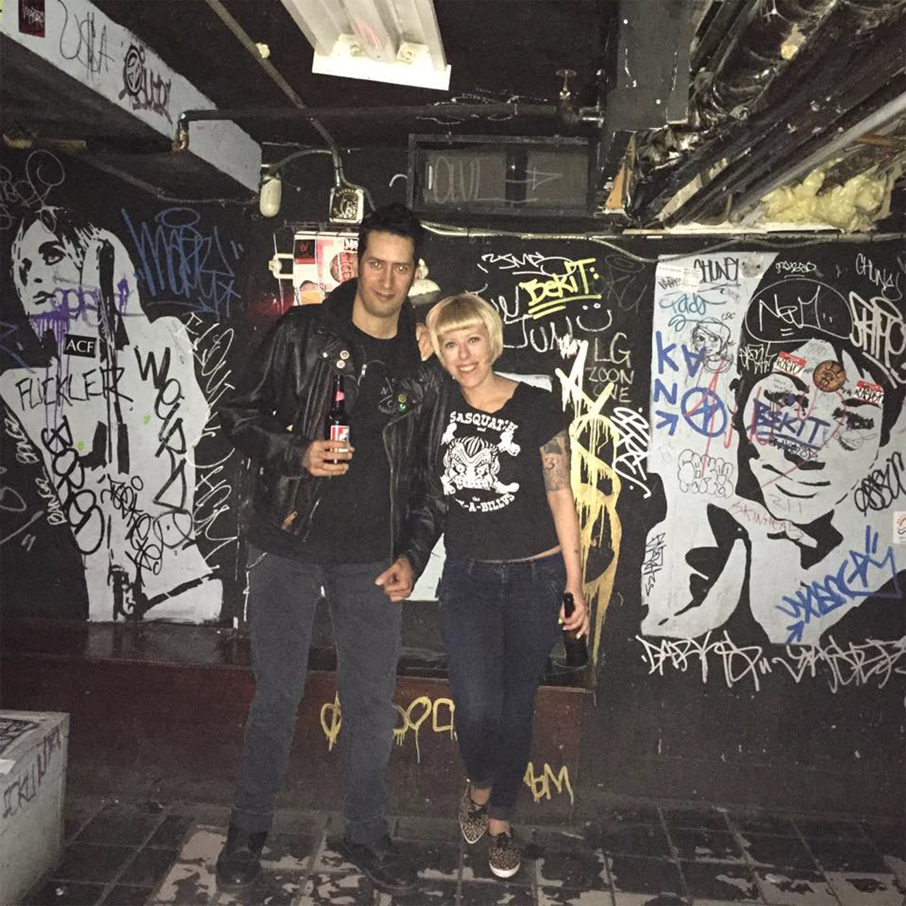 One of the last days of The Trash Bar, now closed. Good times for all!