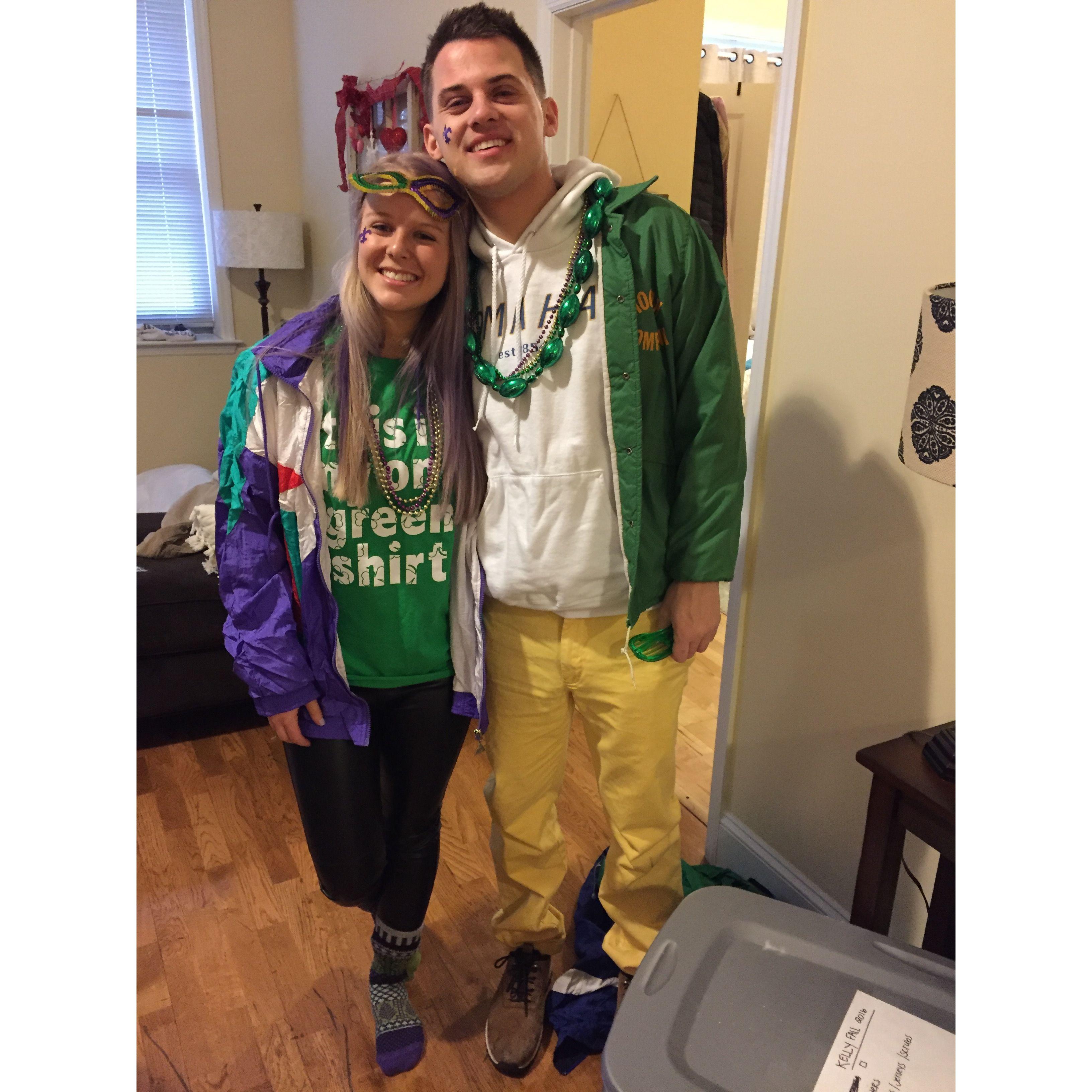 Celebrating Mardi Gras in St. Louis, MO.