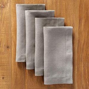 PB Classic Napkin, Set of 4 - Steeple Grey