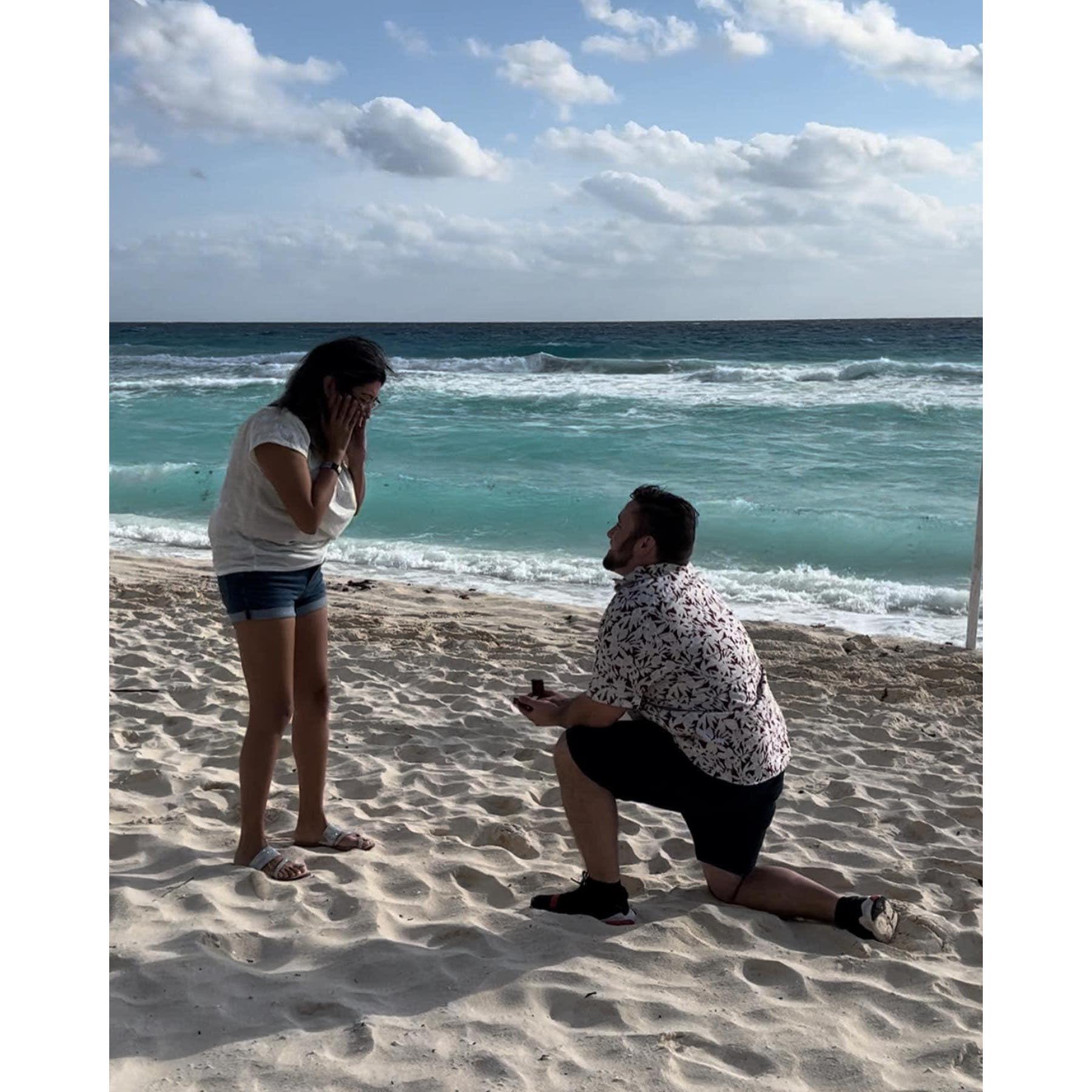 Ryan proposed in Cancun Mexico