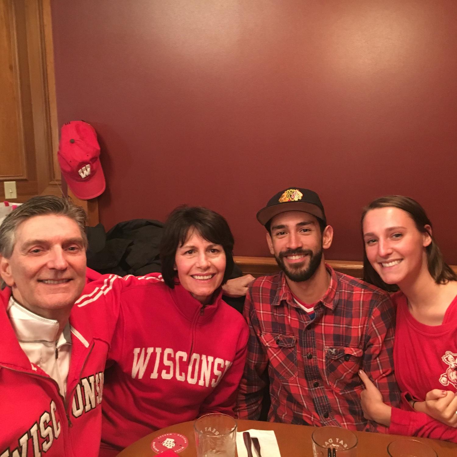 Robby’s first step in his journey to becoming an honorary Badger.