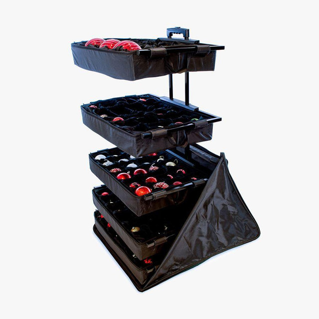 Five Tray Telescoping Ornament Storage Bag