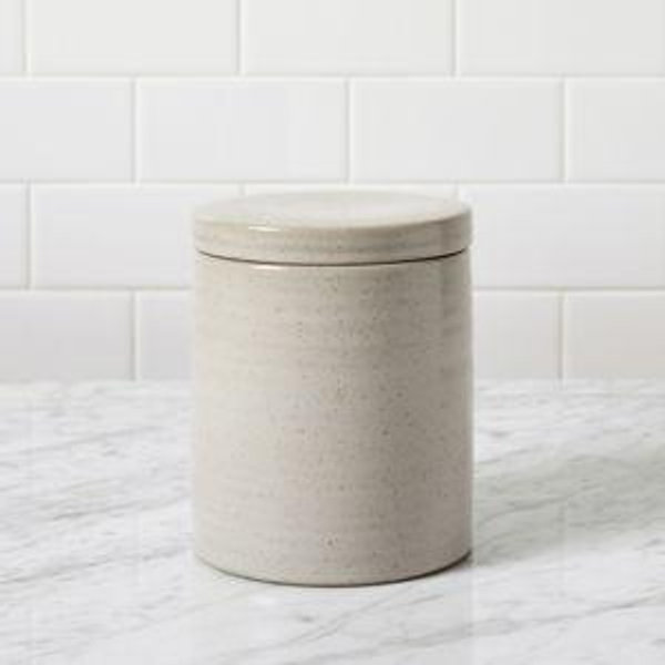 Speckled Ceramic Bathroom Accessories Canister