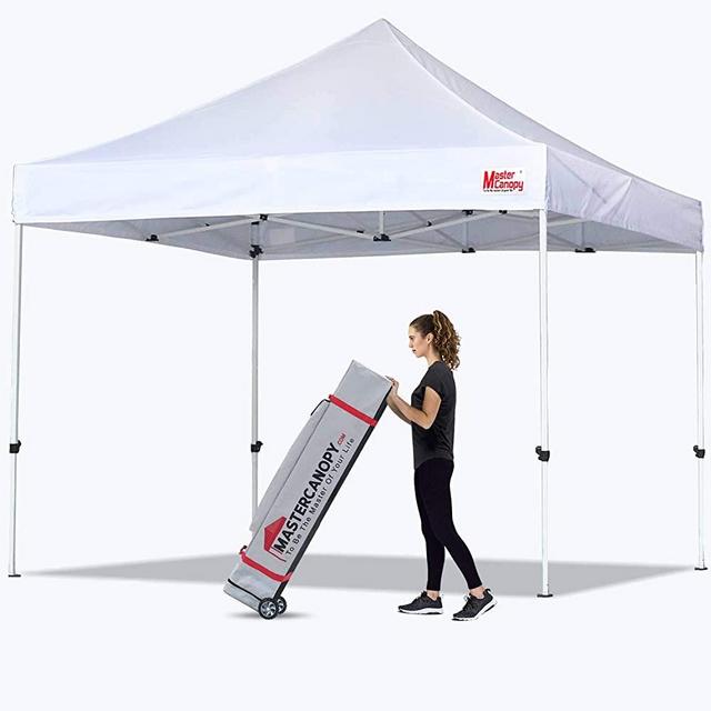 MASTERCANOPY Pop Up Canopy Tent Commercial Grade 10x10 Instant Shelter (White)