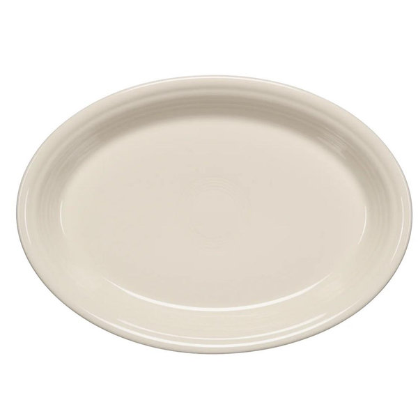 Linen Fiesta 13 5/8 Inch Large Oval Serving Platter