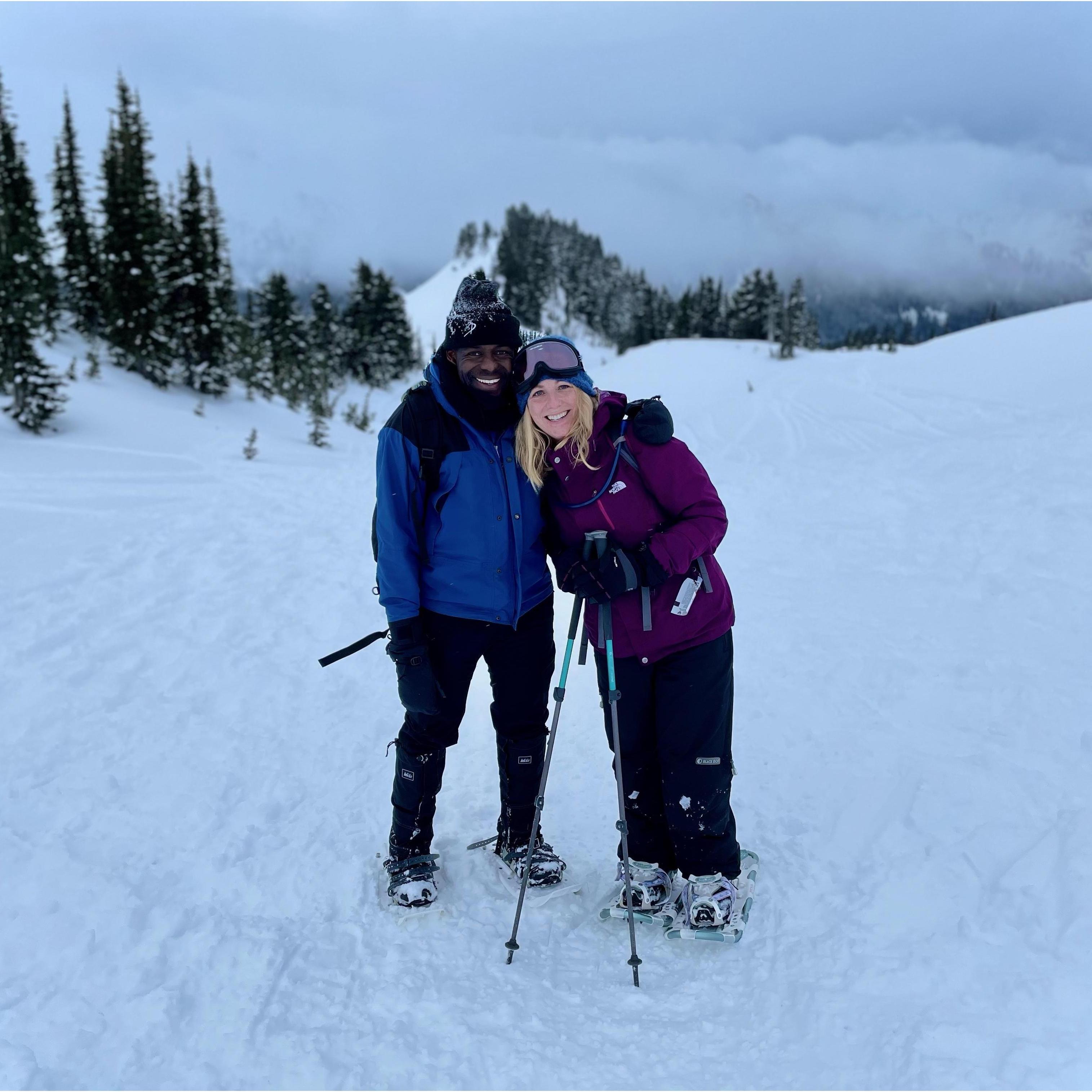 Snowshoeing at Paradise, Mount Rainier