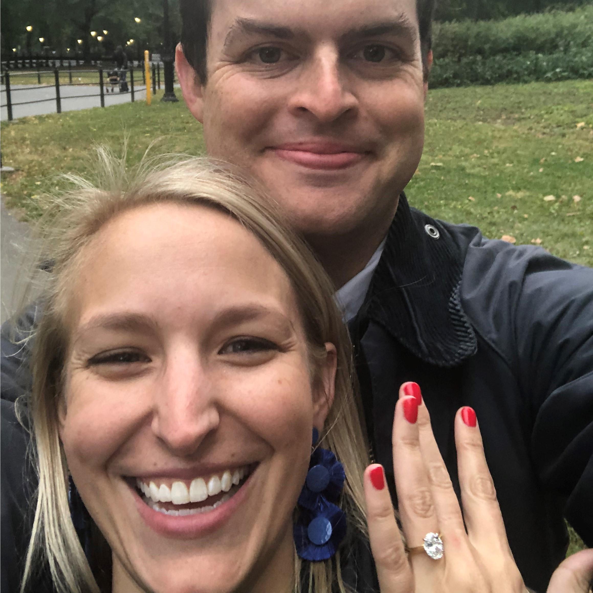 Right after Jimmy popped the question! - October 2019