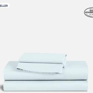 Luxe Sateen Core Sheet Set [Size-Full, Color-Sky]